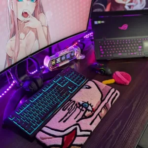 Alternative view of Fluffy Keyboard Rug 02